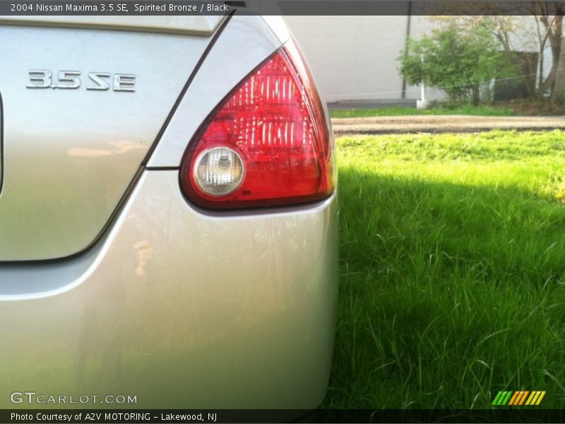 Spirited Bronze / Black 2004 Nissan Maxima 3.5 SE