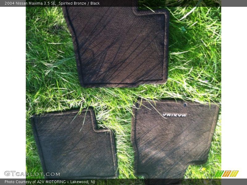 Spirited Bronze / Black 2004 Nissan Maxima 3.5 SE