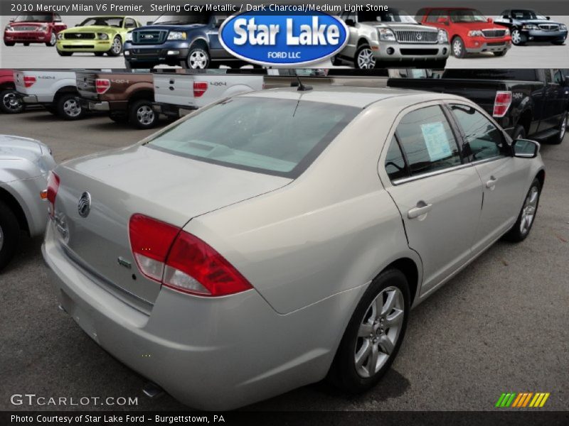 Sterling Gray Metallic / Dark Charcoal/Medium Light Stone 2010 Mercury Milan V6 Premier
