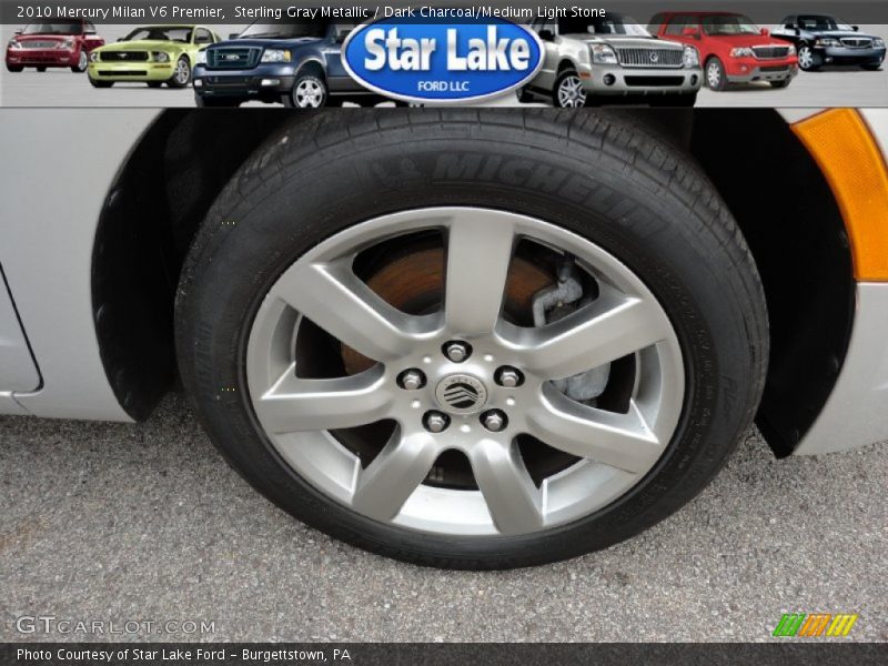 Sterling Gray Metallic / Dark Charcoal/Medium Light Stone 2010 Mercury Milan V6 Premier