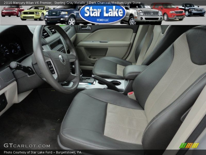 Sterling Gray Metallic / Dark Charcoal/Medium Light Stone 2010 Mercury Milan V6 Premier