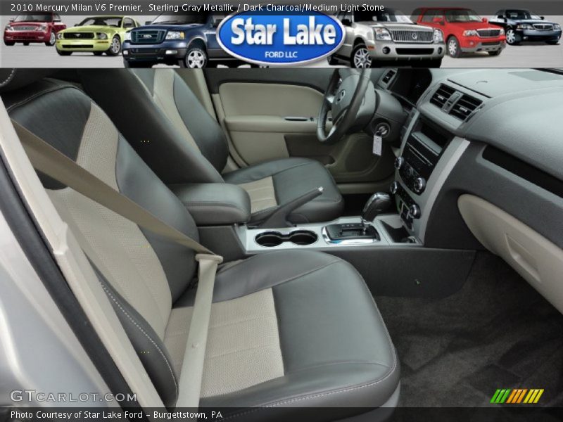 Sterling Gray Metallic / Dark Charcoal/Medium Light Stone 2010 Mercury Milan V6 Premier