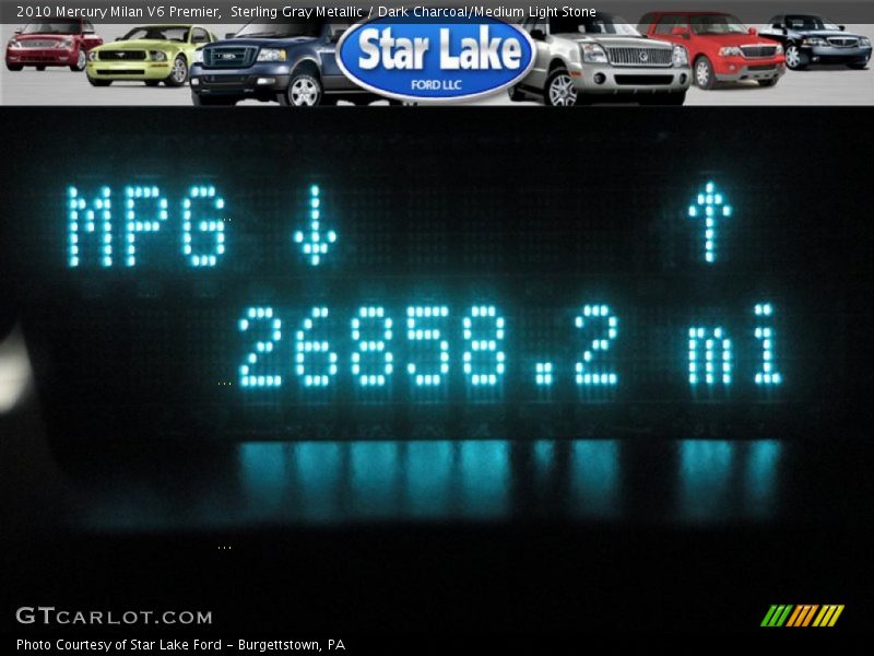 Sterling Gray Metallic / Dark Charcoal/Medium Light Stone 2010 Mercury Milan V6 Premier