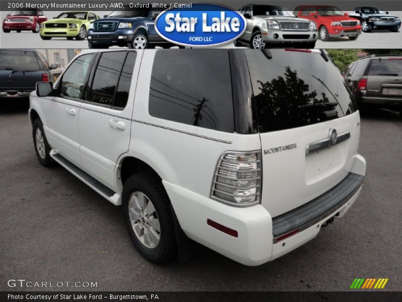 Oxford White / Camel 2006 Mercury Mountaineer Luxury AWD