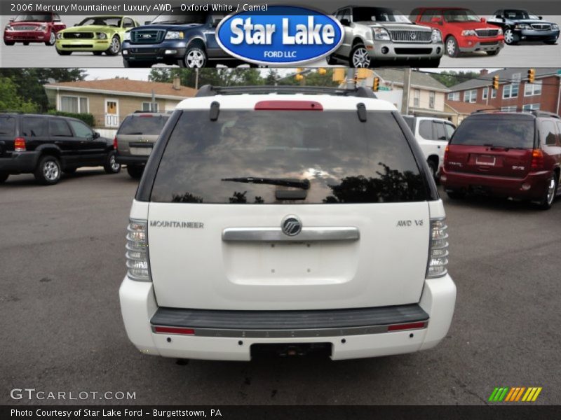 Oxford White / Camel 2006 Mercury Mountaineer Luxury AWD