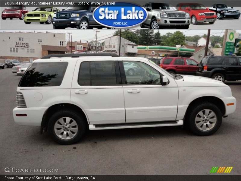 Oxford White / Camel 2006 Mercury Mountaineer Luxury AWD