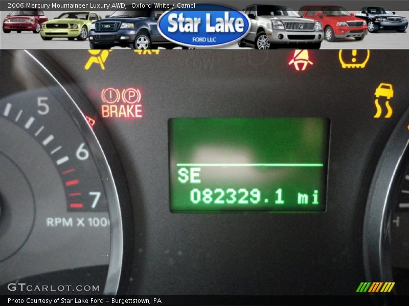 Oxford White / Camel 2006 Mercury Mountaineer Luxury AWD