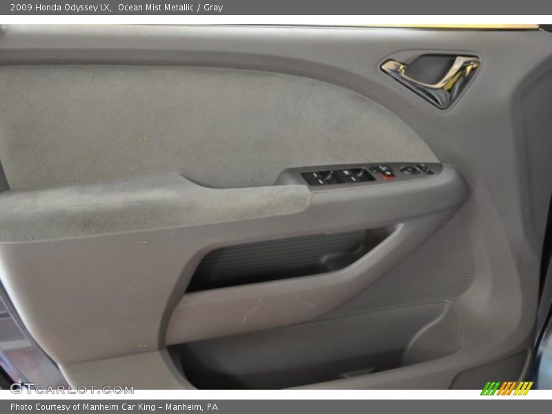 Ocean Mist Metallic / Gray 2009 Honda Odyssey LX