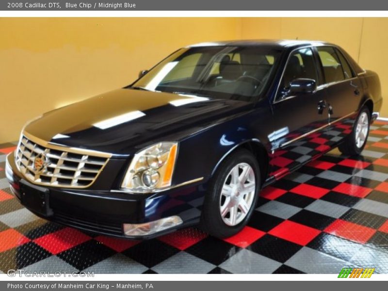 Blue Chip / Midnight Blue 2008 Cadillac DTS