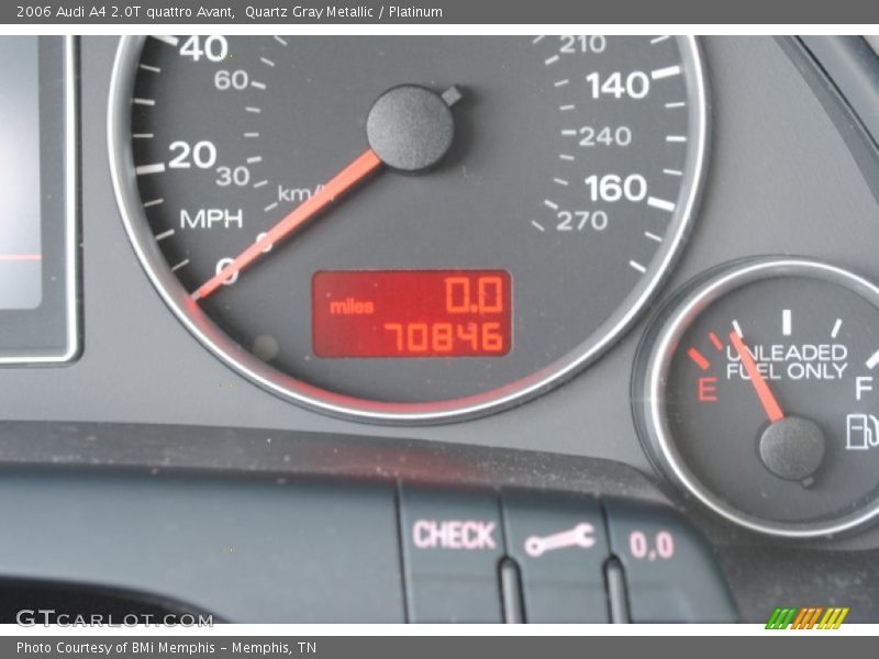 Quartz Gray Metallic / Platinum 2006 Audi A4 2.0T quattro Avant