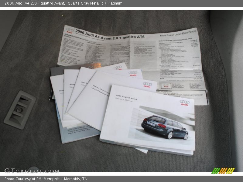  2006 A4 2.0T quattro Avant Window Sticker