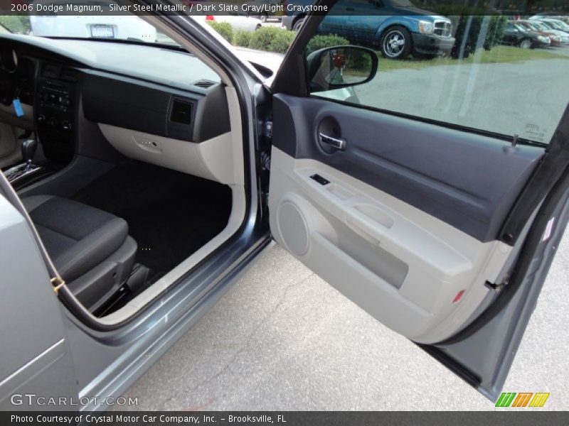 Silver Steel Metallic / Dark Slate Gray/Light Graystone 2006 Dodge Magnum