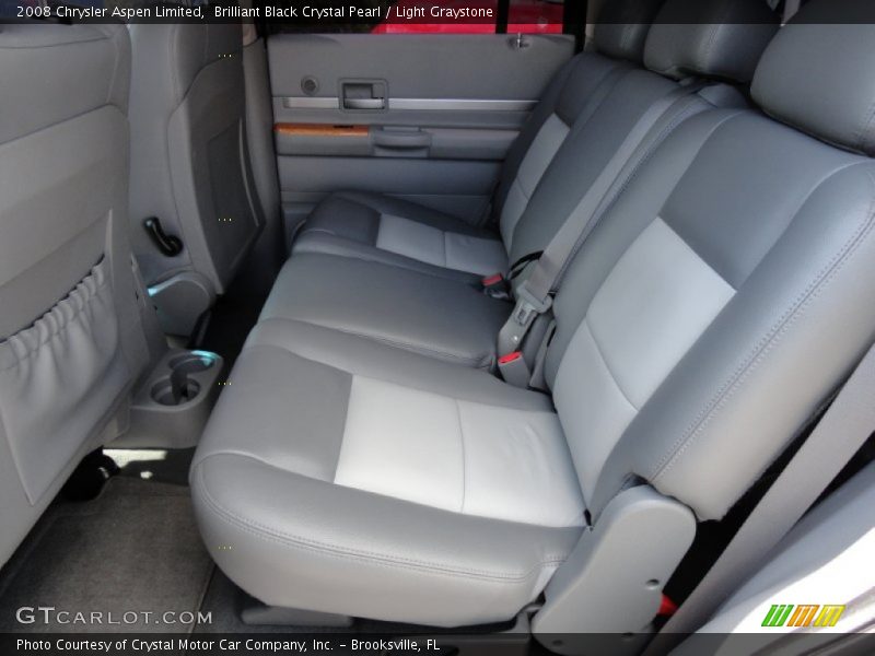 Brilliant Black Crystal Pearl / Light Graystone 2008 Chrysler Aspen Limited