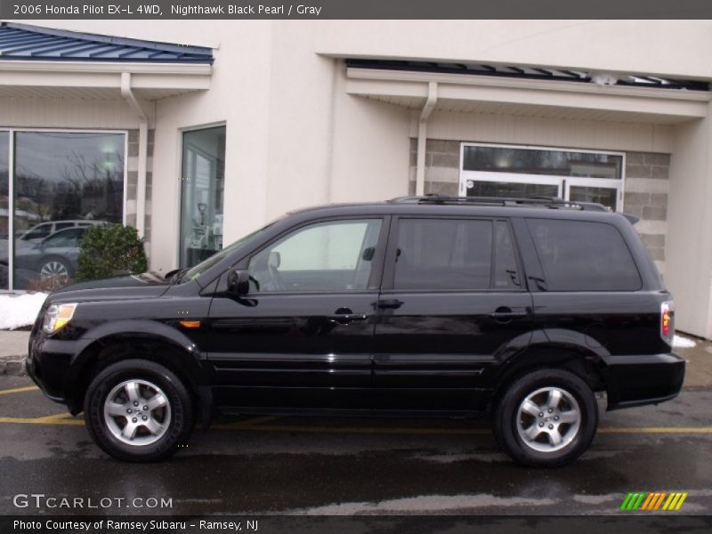 Nighthawk Black Pearl / Gray 2006 Honda Pilot EX-L 4WD