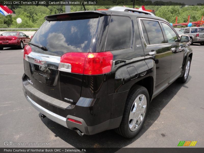 Carbon Black Metallic / Jet Black 2011 GMC Terrain SLT AWD