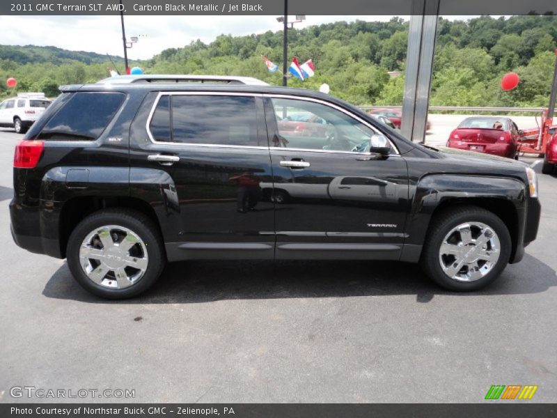 Carbon Black Metallic / Jet Black 2011 GMC Terrain SLT AWD