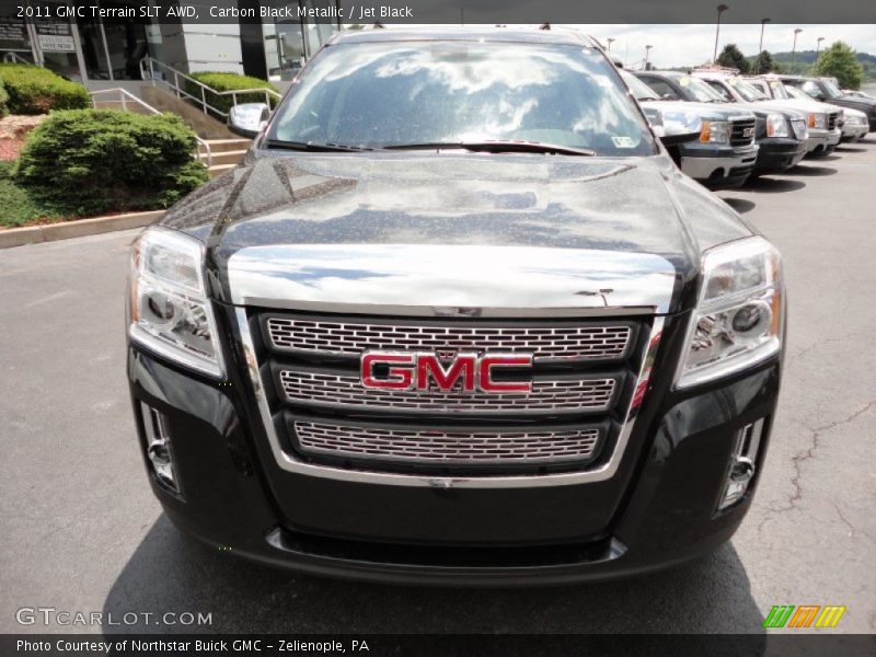 Carbon Black Metallic / Jet Black 2011 GMC Terrain SLT AWD