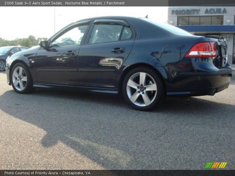 Nocturne Blue Metallic / Parchment 2006 Saab 9-3 Aero Sport Sedan