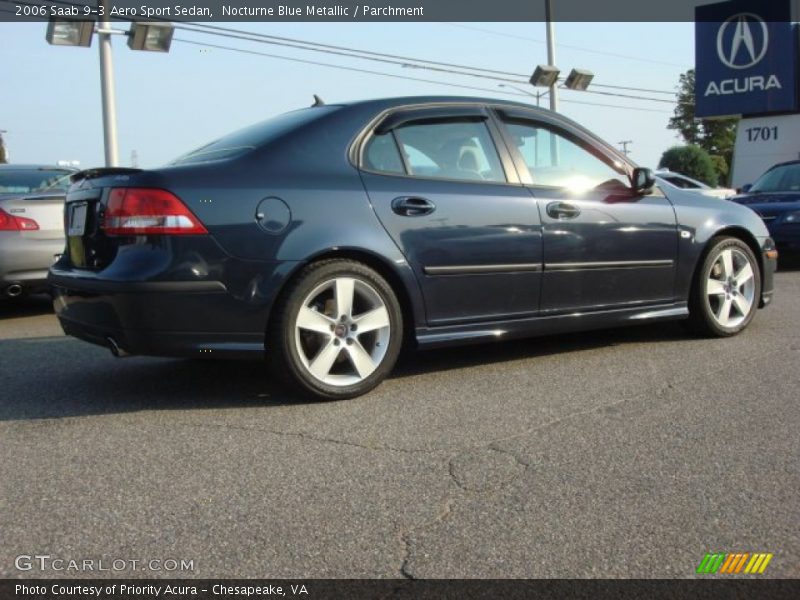 Nocturne Blue Metallic / Parchment 2006 Saab 9-3 Aero Sport Sedan