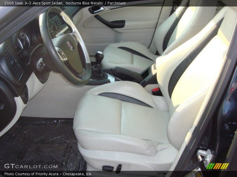  2006 9-3 Aero Sport Sedan Parchment Interior