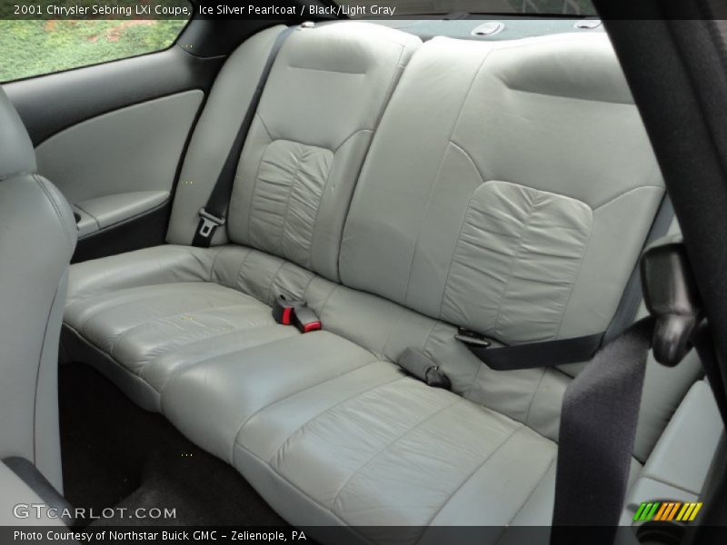  2001 Sebring LXi Coupe Black/Light Gray Interior