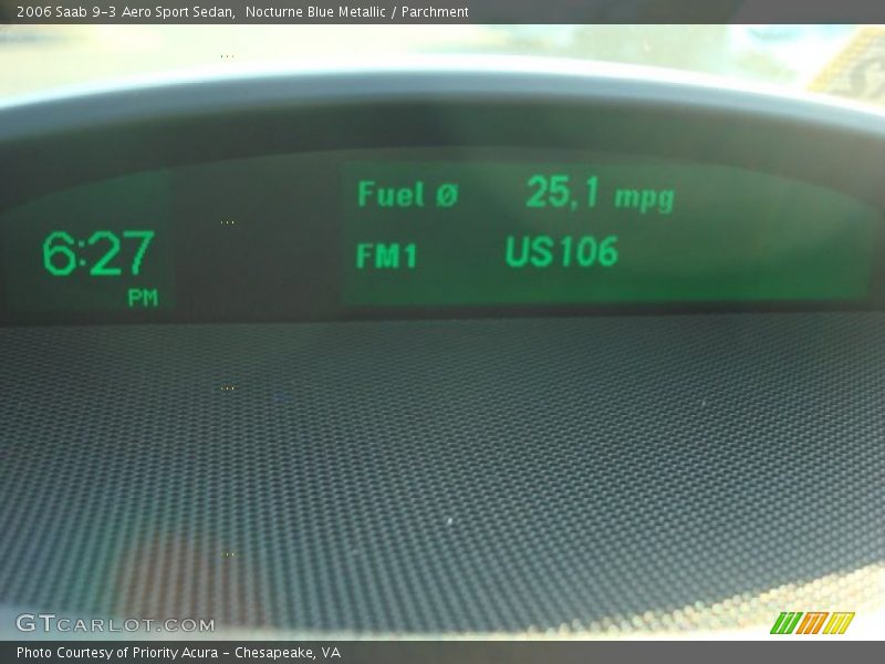 Nocturne Blue Metallic / Parchment 2006 Saab 9-3 Aero Sport Sedan