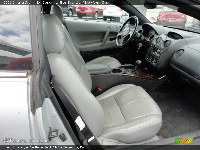  2001 Sebring LXi Coupe Black/Light Gray Interior