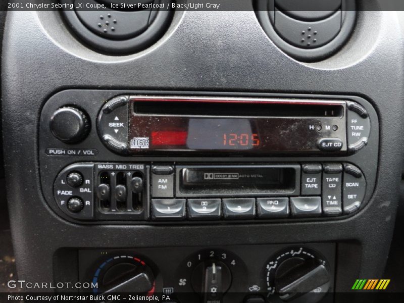 Controls of 2001 Sebring LXi Coupe