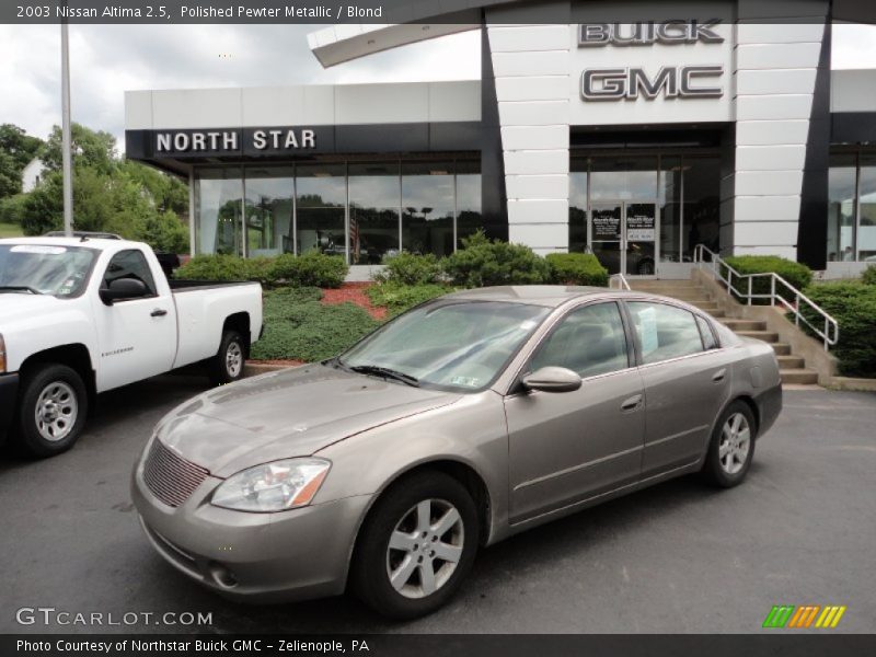 Polished Pewter Metallic / Blond 2003 Nissan Altima 2.5