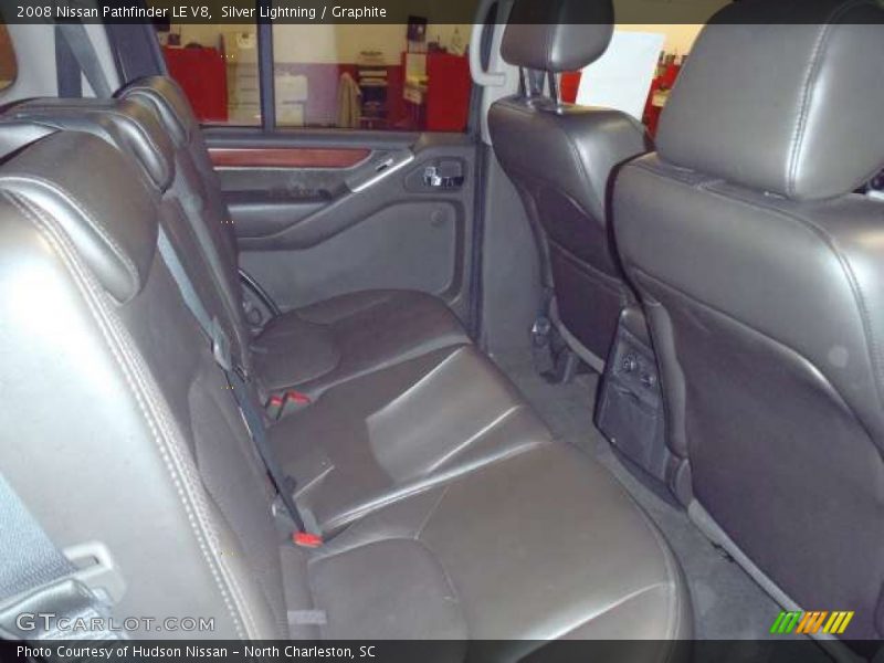 Silver Lightning / Graphite 2008 Nissan Pathfinder LE V8