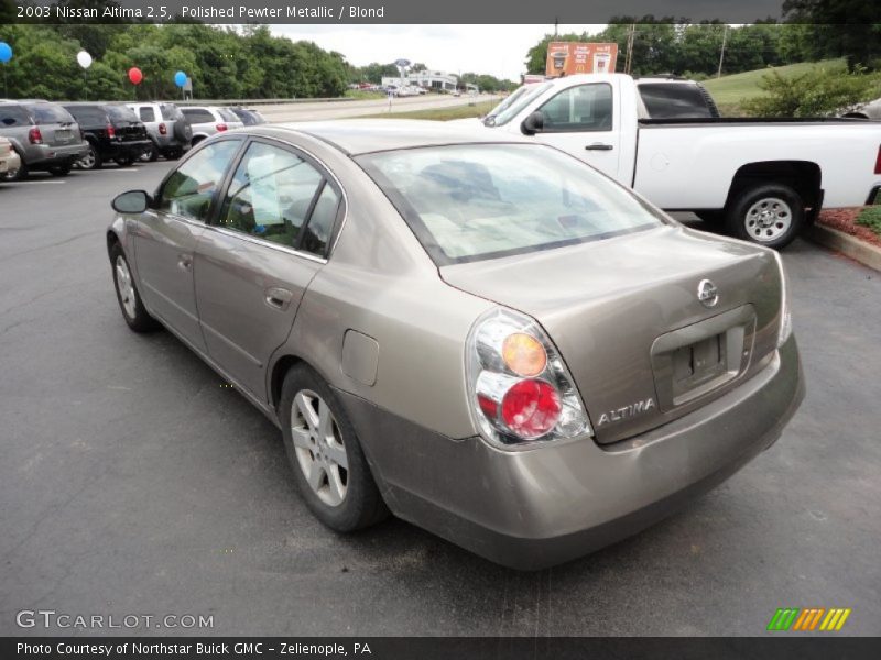 Polished Pewter Metallic / Blond 2003 Nissan Altima 2.5