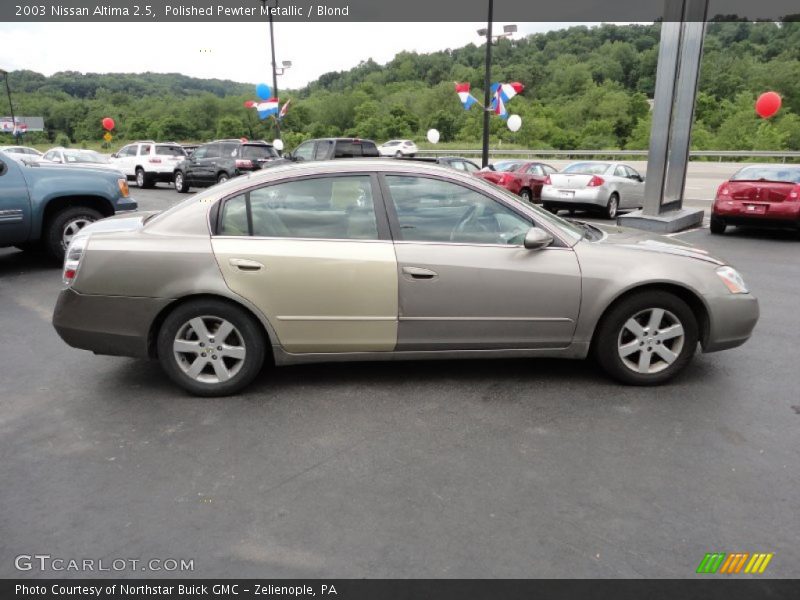 Polished Pewter Metallic / Blond 2003 Nissan Altima 2.5