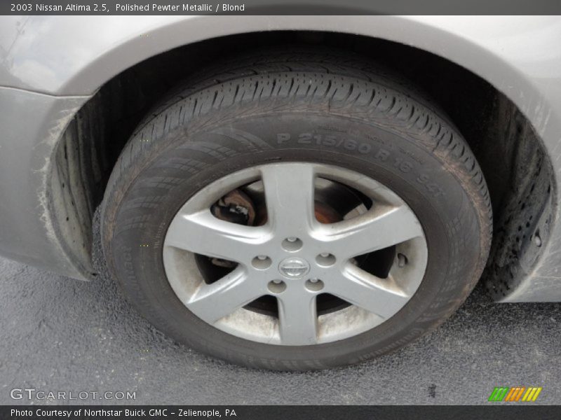 Polished Pewter Metallic / Blond 2003 Nissan Altima 2.5