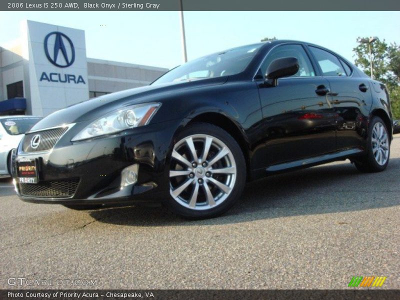 Black Onyx / Sterling Gray 2006 Lexus IS 250 AWD