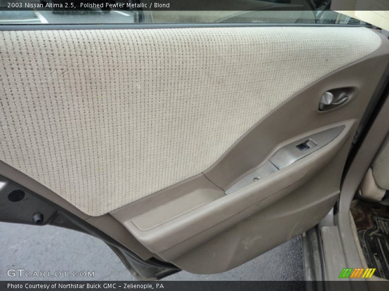 Polished Pewter Metallic / Blond 2003 Nissan Altima 2.5