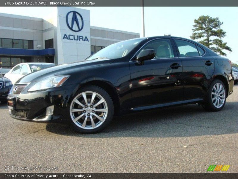 Black Onyx / Sterling Gray 2006 Lexus IS 250 AWD
