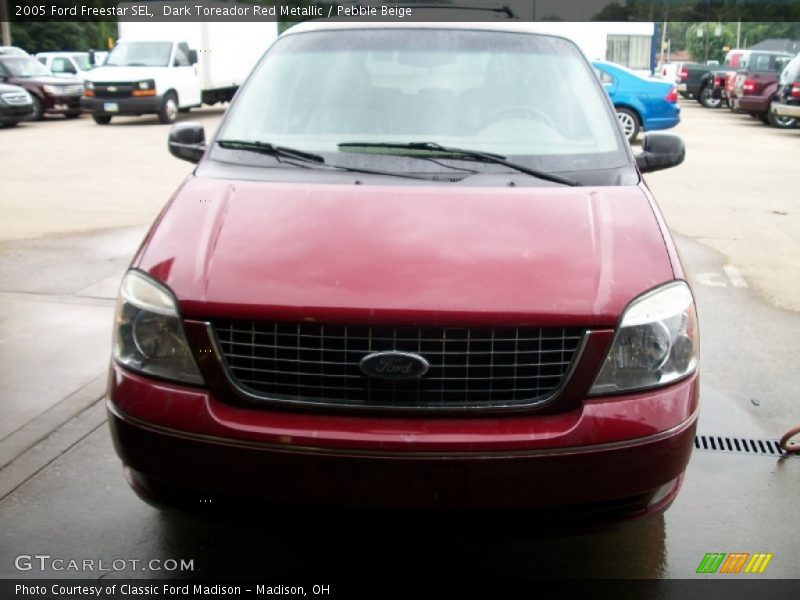 Dark Toreador Red Metallic / Pebble Beige 2005 Ford Freestar SEL