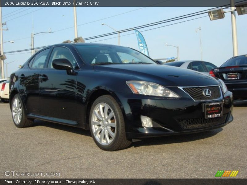 Black Onyx / Sterling Gray 2006 Lexus IS 250 AWD