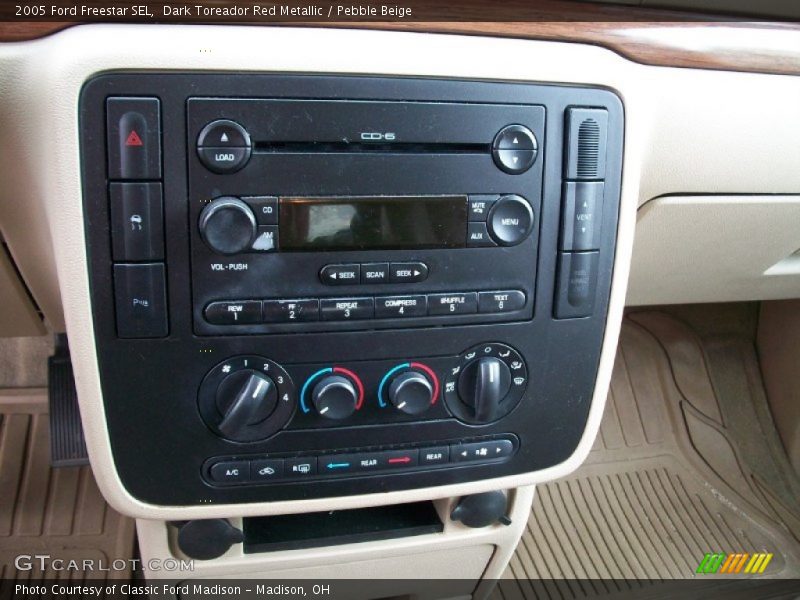 Controls of 2005 Freestar SEL