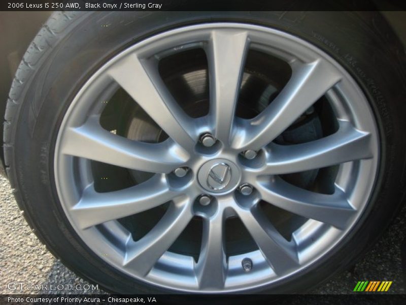 Black Onyx / Sterling Gray 2006 Lexus IS 250 AWD