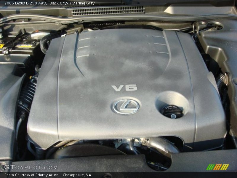 Black Onyx / Sterling Gray 2006 Lexus IS 250 AWD