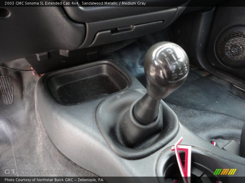  2003 Sonoma SL Extended Cab 4x4 4 Speed Automatic Shifter