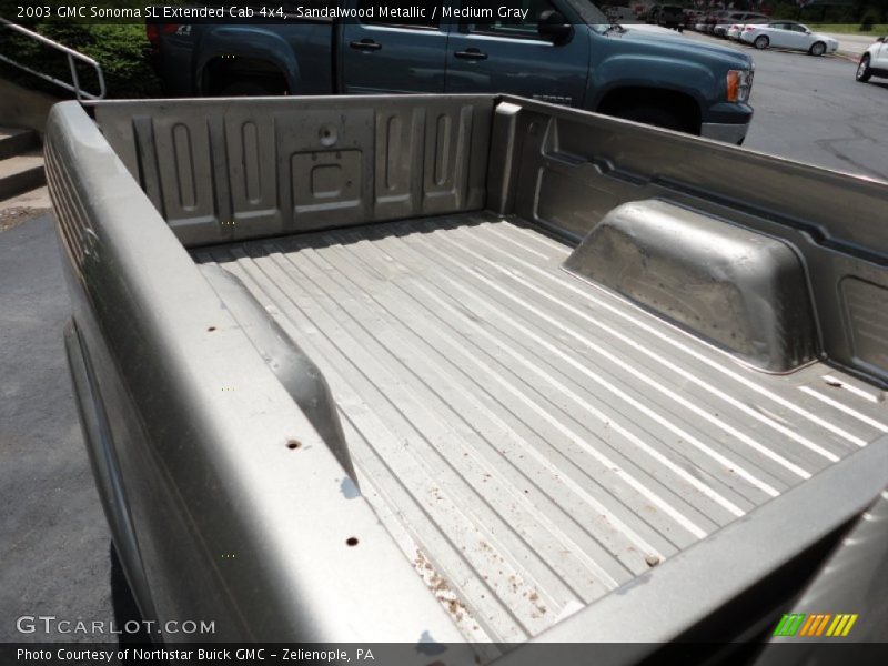 Sandalwood Metallic / Medium Gray 2003 GMC Sonoma SL Extended Cab 4x4
