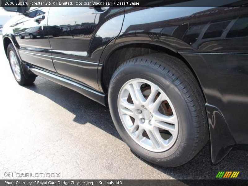 Obsidian Black Pearl / Desert Beige 2006 Subaru Forester 2.5 XT Limited