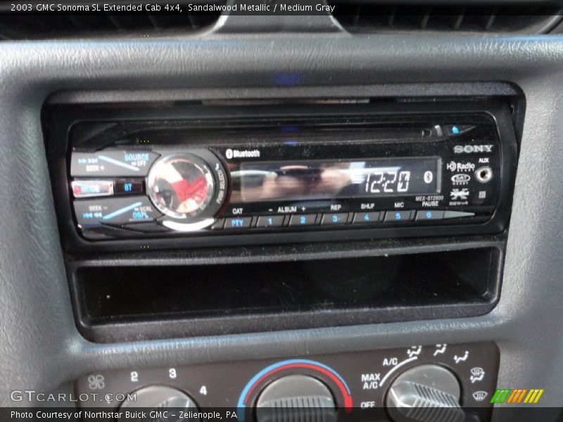 Sandalwood Metallic / Medium Gray 2003 GMC Sonoma SL Extended Cab 4x4