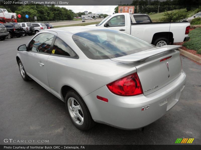 Titanium Metallic / Ebony 2007 Pontiac G5