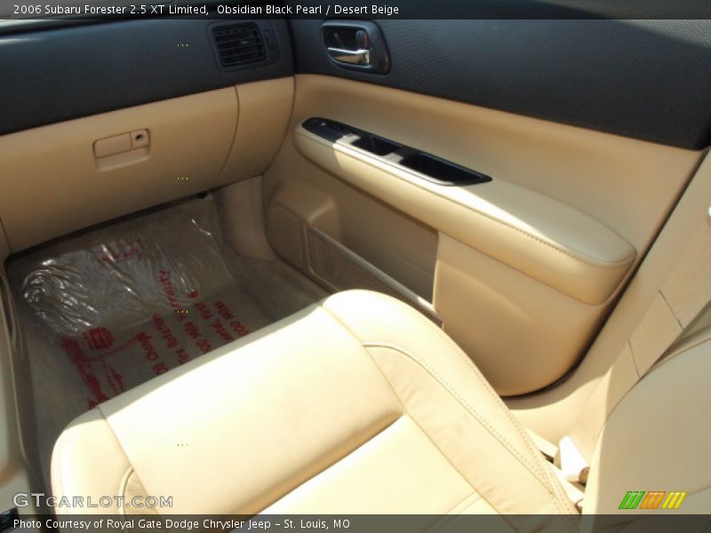 Obsidian Black Pearl / Desert Beige 2006 Subaru Forester 2.5 XT Limited