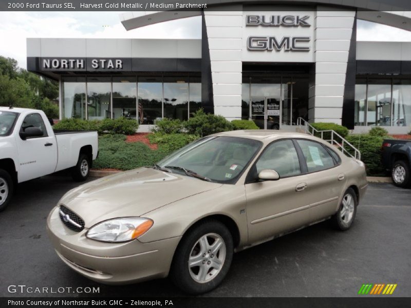 Harvest Gold Metallic / Medium Parchment 2000 Ford Taurus SEL