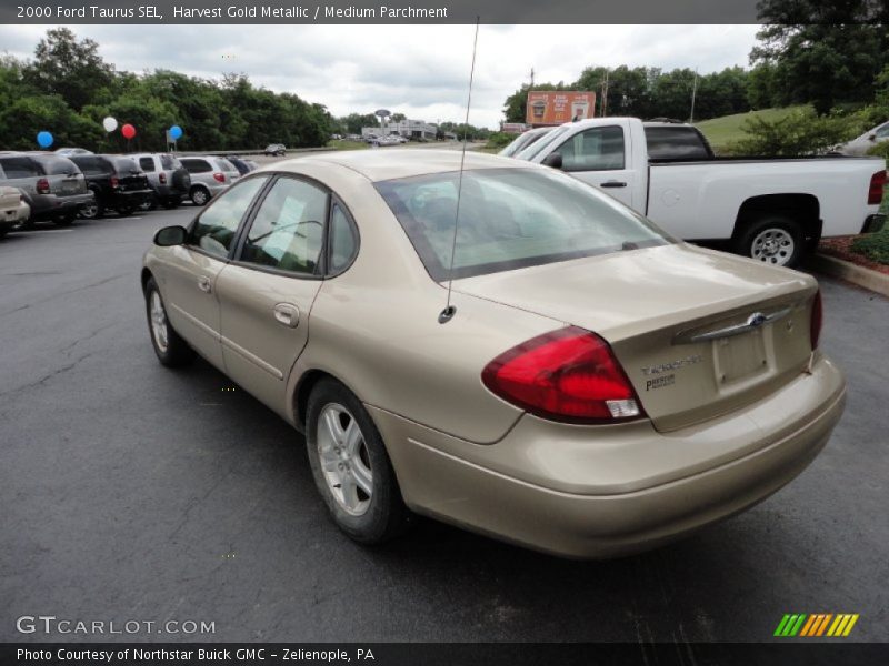 Harvest Gold Metallic / Medium Parchment 2000 Ford Taurus SEL