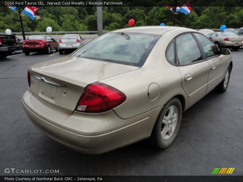 Harvest Gold Metallic / Medium Parchment 2000 Ford Taurus SEL